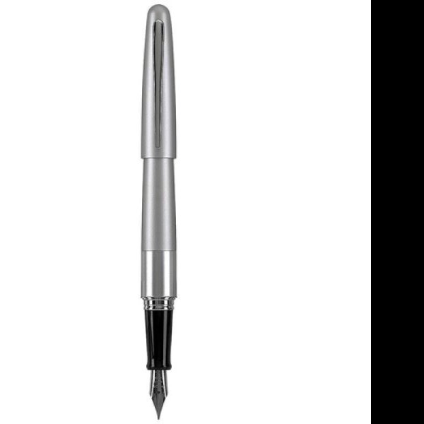 PLUMA FUENTE METROPOLITAN 91108 PUNTA MEDIANA CLAS. PILOT PLATA ESTUCHE